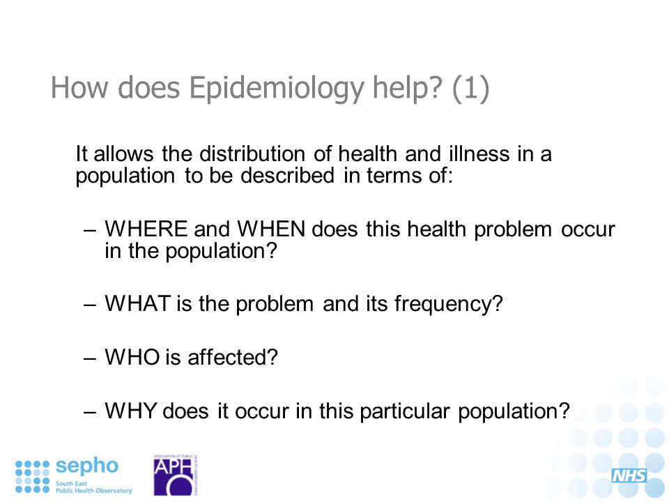 Descriptive epidemiology papers